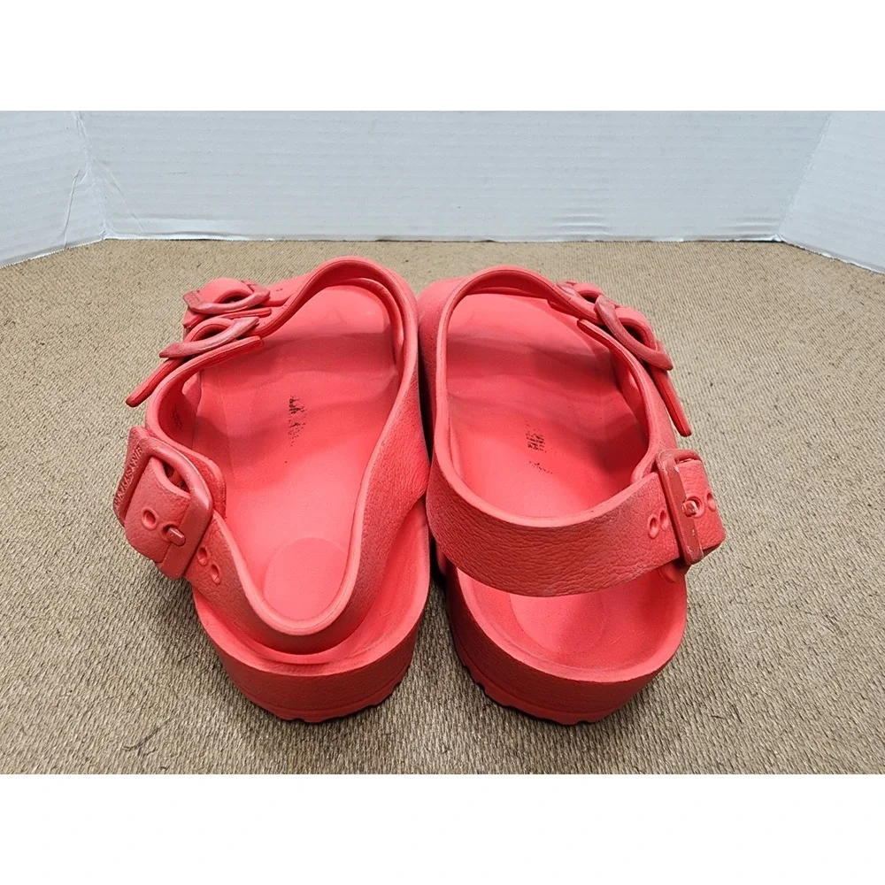 Birkenstock Milano EVA Kids Red Waterproof Backstrap Sandals Size 3